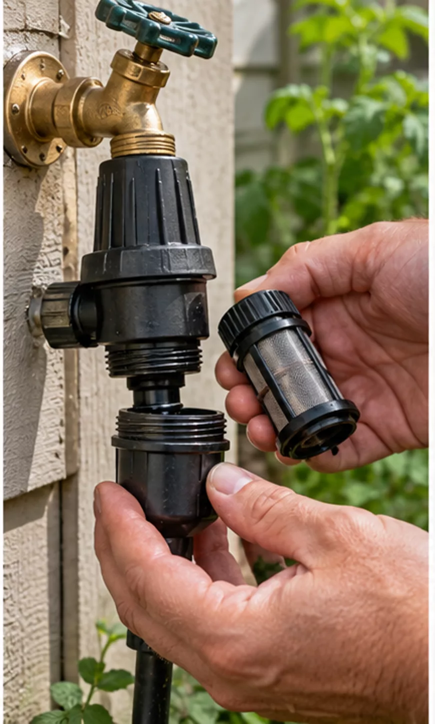 Checking one variable at a time helps isolate the cause of drip irrigation emitters not working.