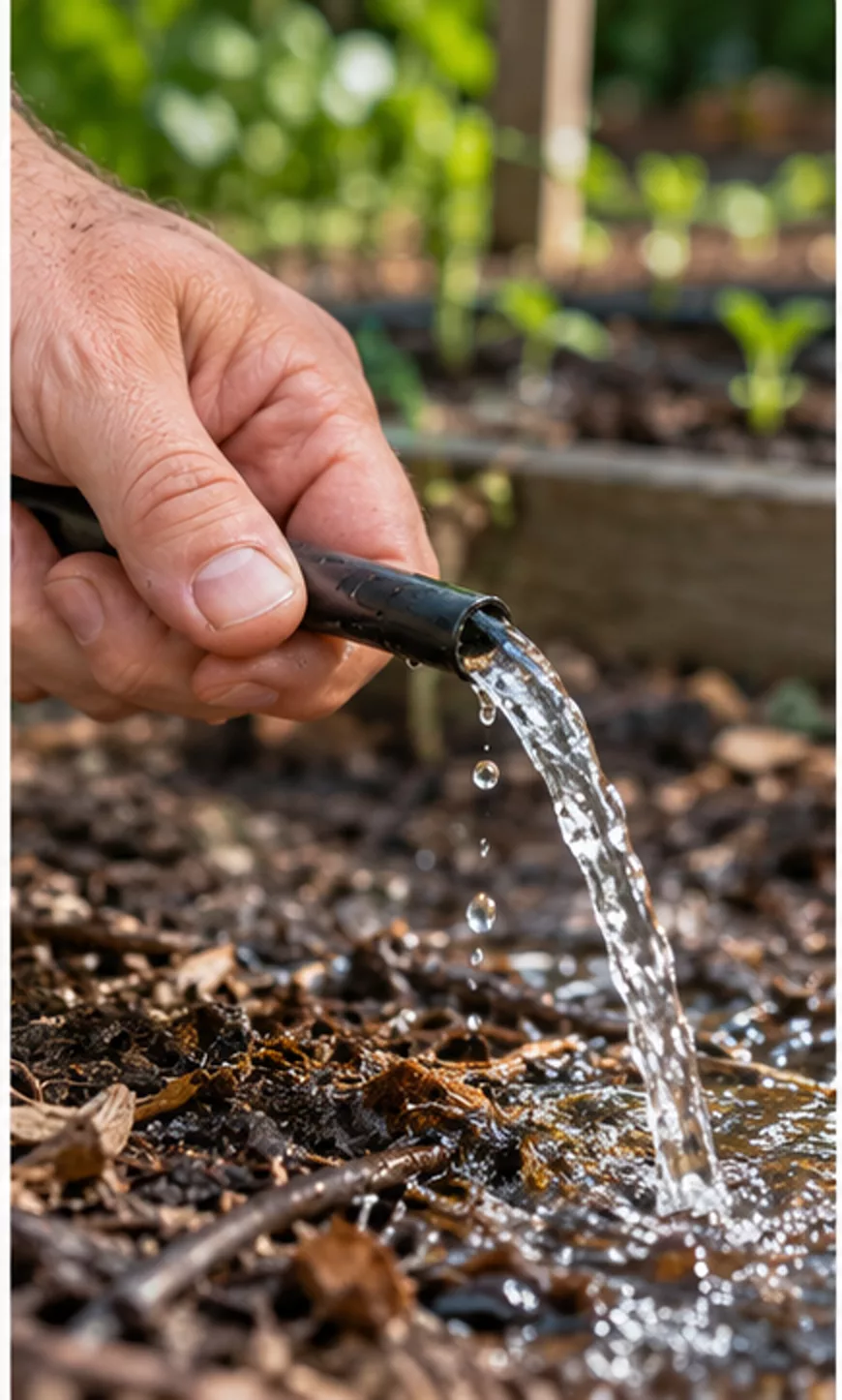 A close inspection of drip irrigation emitters not working reveals details that a quick visual check can miss.