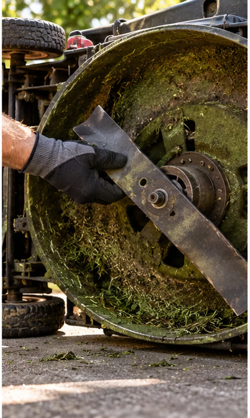 Checking one variable at a time helps isolate the cause of how often sharpen lawn mower blade.