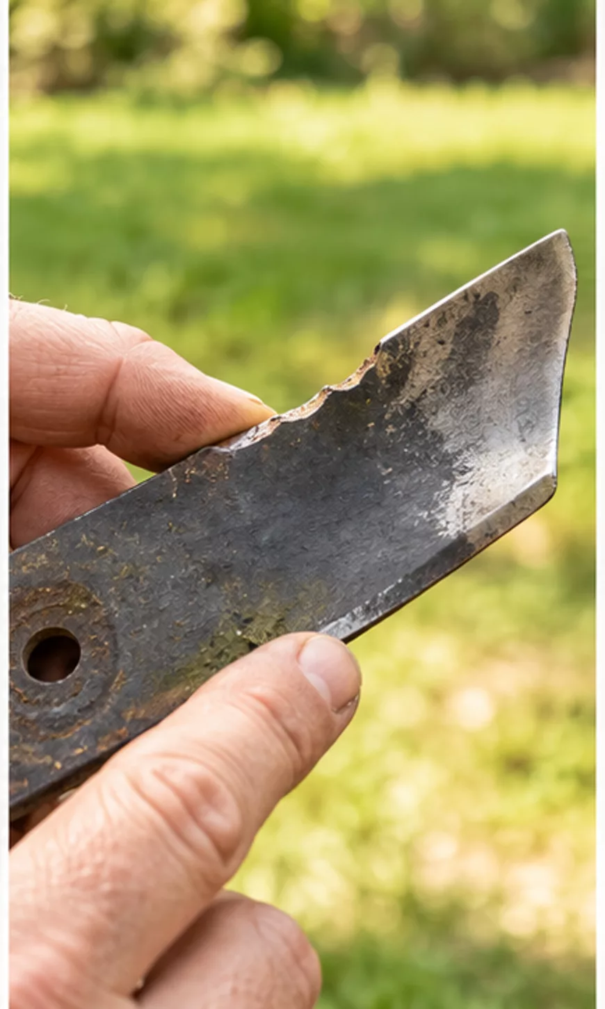 A close inspection of how often sharpen lawn mower blade reveals details that a quick visual check can miss.