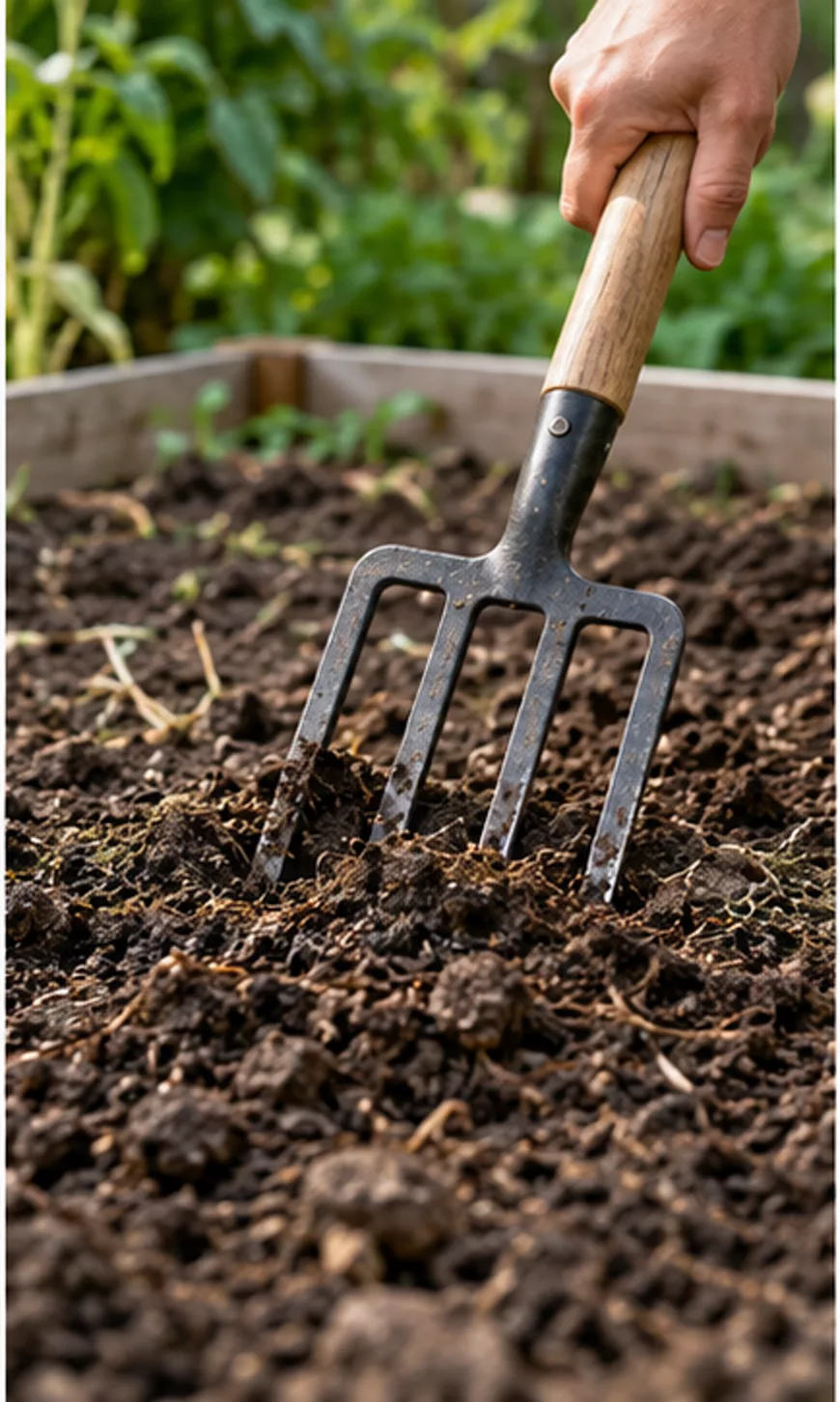 A close inspection of refresh raised bed soil reveals details that a quick visual check can miss.