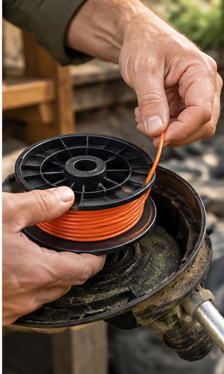 A close inspection of string trimmer line keeps breaking reveals details that a quick visual check can miss.